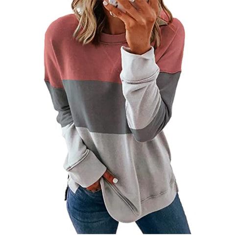 Women's O-neck Long Sleeve Tees Shirts