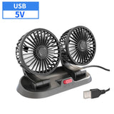 Dual Refresh - USB Portable Car Fan