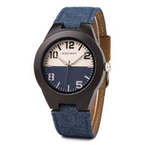 BOBO BIRD Wooden Metal Quartz Watch