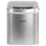 27 lb. Capacity Portable Countertop Ice Maker, Silver