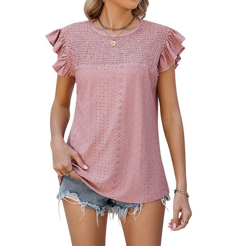 Summer Solid Tops For Women Fashion