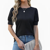 Women's Solid Blouses for Summer