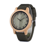 BOBO BIRD Wooden Metal Quartz Watch