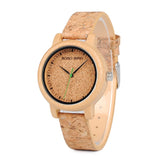 BOBO BIRD Wooden Metal Quartz Watch