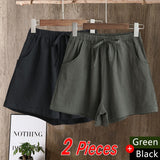 New Hot Summer Casual Cotton Linen Shorts