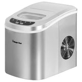 27 lb. Capacity Portable Countertop Ice Maker, Silver