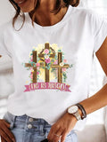 Ladies Summer Cartoon Style Tee