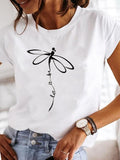 Ladies Summer Cartoon Style Tee