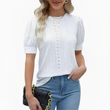 Women's Solid Blouses for Summer