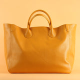 Leather Large Shoulder Tote