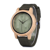 BOBO BIRD Wooden Metal Quartz Watch