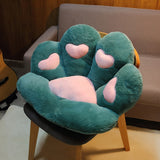 Plush Cat Paw Chair Pillows Child Seat Cushion