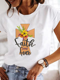 Ladies Summer Cartoon Style Tee