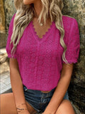 Women's Lace Patchwork Blouse