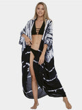 Tie Dye Kimono Beachwear Bathing Suit Cover Up