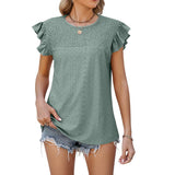 Summer Solid Tops For Women Fashion