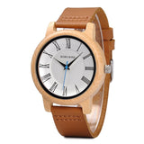 BOBO BIRD Wooden Metal Quartz Watch