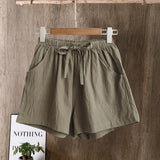 New Hot Summer Casual Cotton Linen Shorts