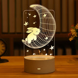 Romantic Love 3D Acrylic Led Lamp