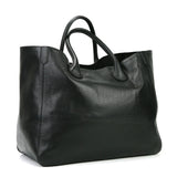 Leather Large Shoulder Tote