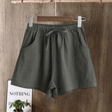 New Hot Summer Casual Cotton Linen Shorts