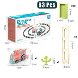 Kids Electric Domino Train - With sound & light