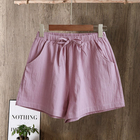 New Hot Summer Casual Cotton Linen Shorts