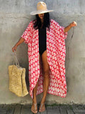 Tie Dye Kimono Beachwear Bathing Suit Cover Up