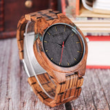 Zebra Luxury Wooden Watch