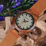 Zebra Luxury Wooden Watch