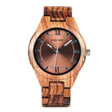 Zebra Luxury Wooden Watch