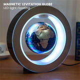 LED World Map Magnetic Levitation Floating